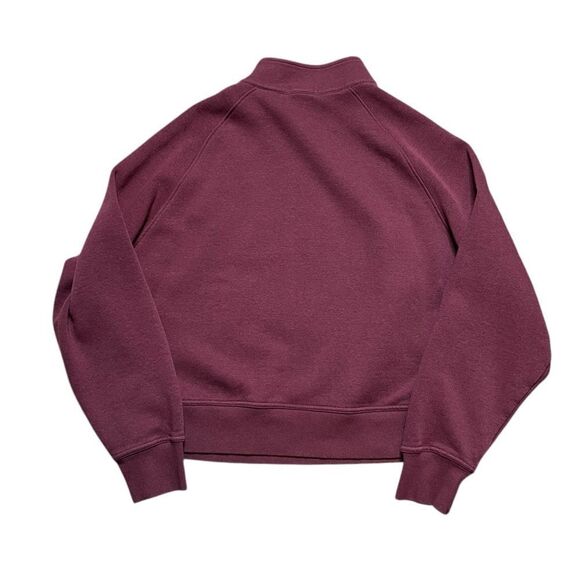 TASC Transcend Side Zip Fleece sweatshirt wineberry Size Large - Picture 5 of 12